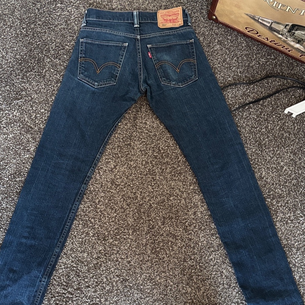 Levi's Men's Dark Blue Skinny Jeans